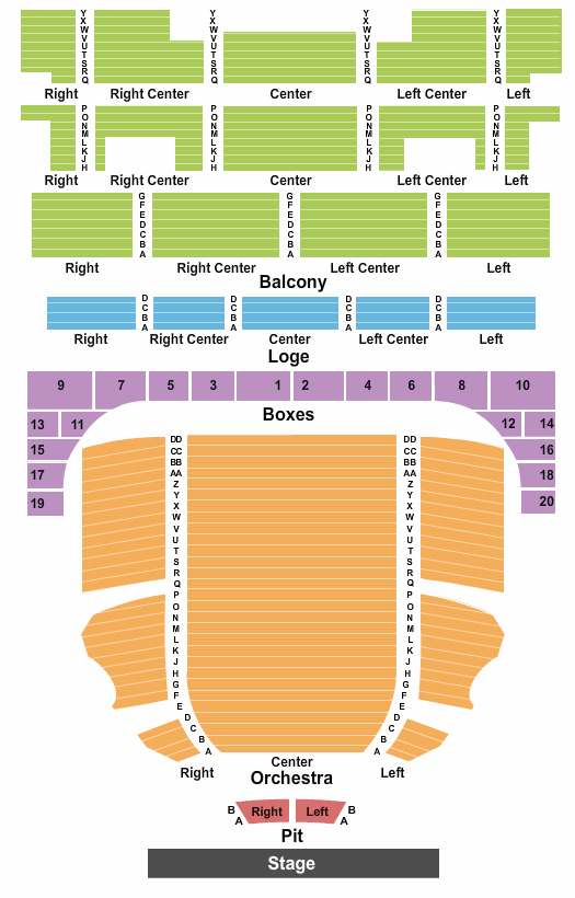 Music Hall Hamilton Seating Chart